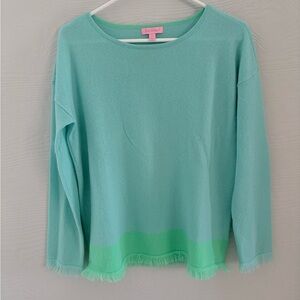 Lilly Pulitzer Mint and Green Knit Top